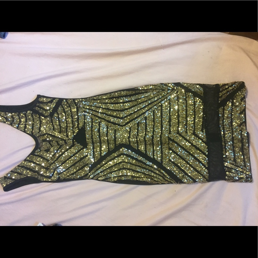 Sequin body con dress