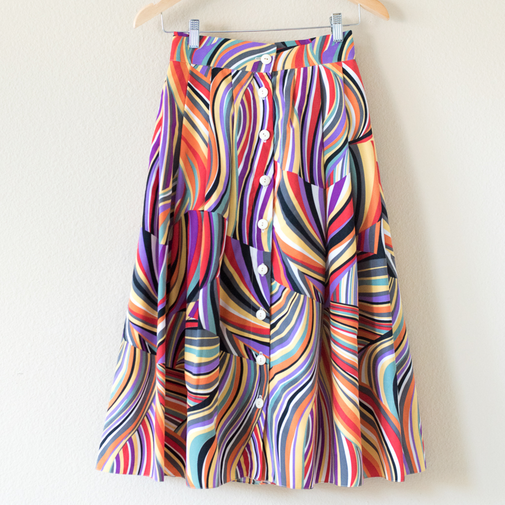 ❌SOLD❌Havana-inspired A-line Midi Skirt