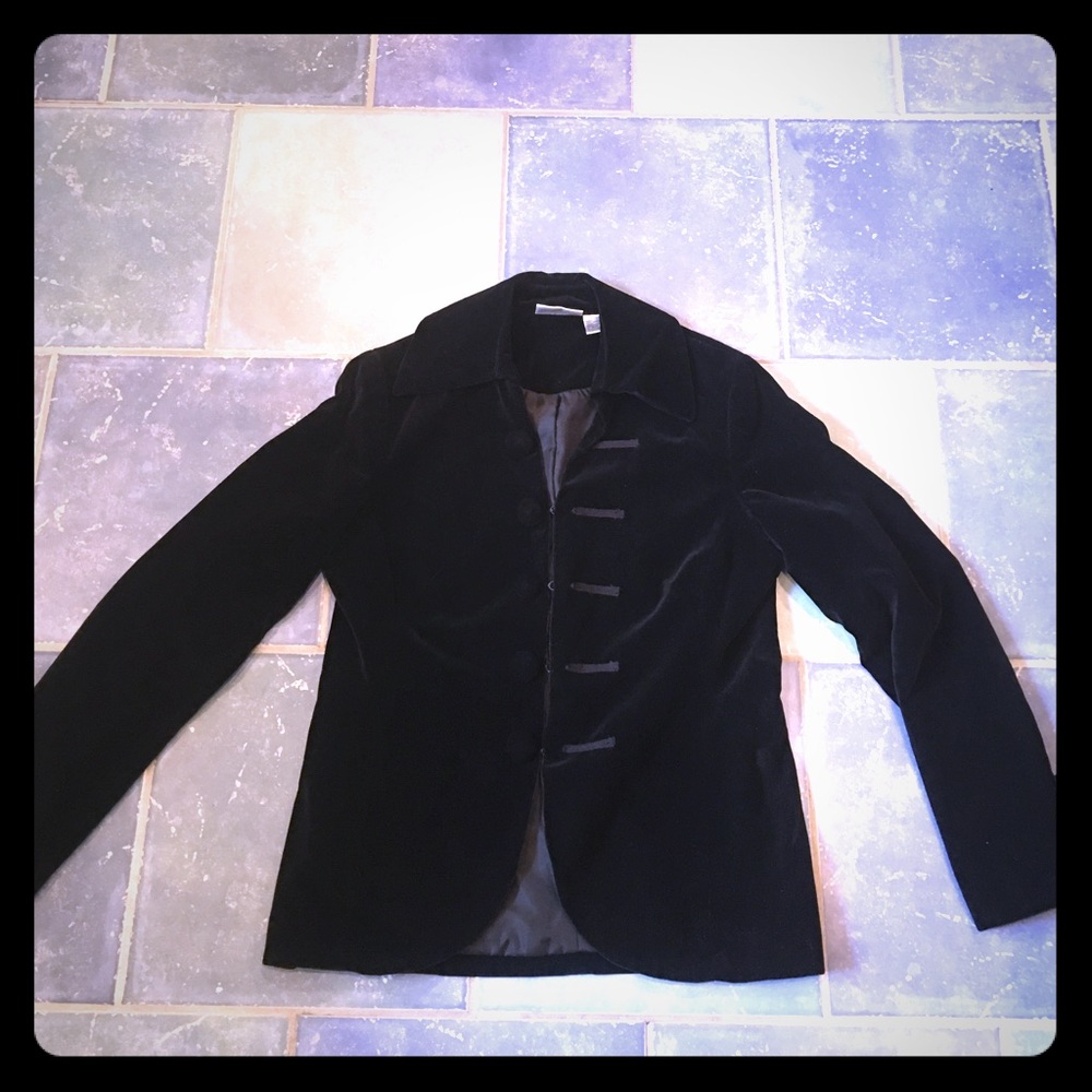 Vintage Faux Velvet Jacket Newport News