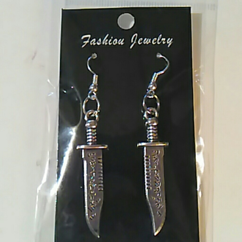 Dean's dagger earrings