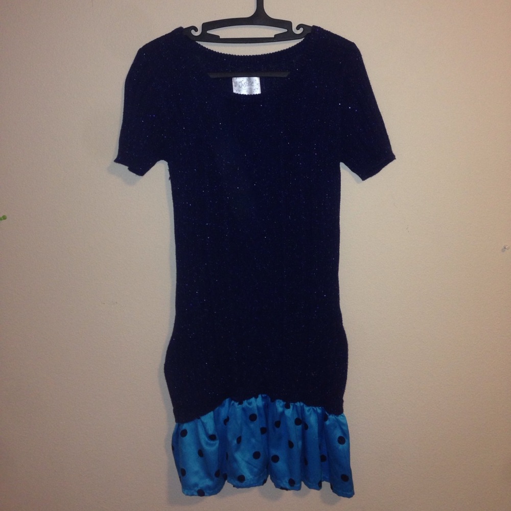 Short sparkley blue dress