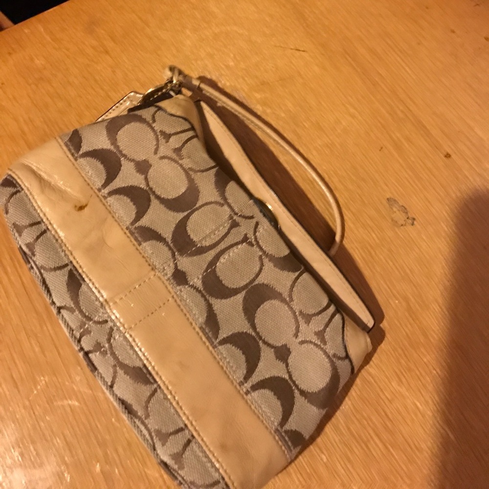 Authentic coach wristlet
