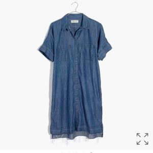 Madewell Drop Hem shirt dress XXS