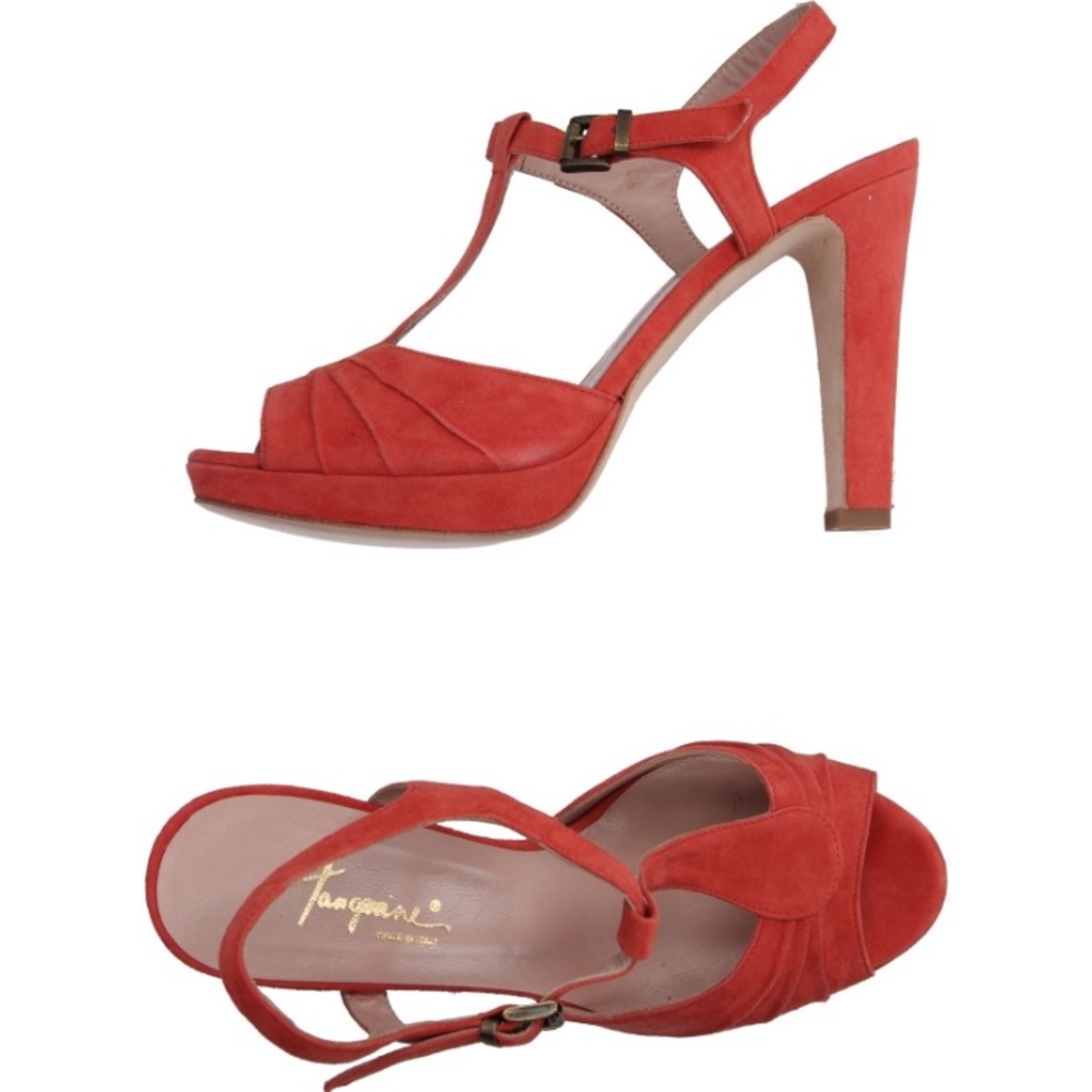 Platform heeled sandals - Made in Italy