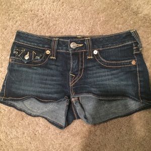 True Religion jean shorts size 27 - worn once