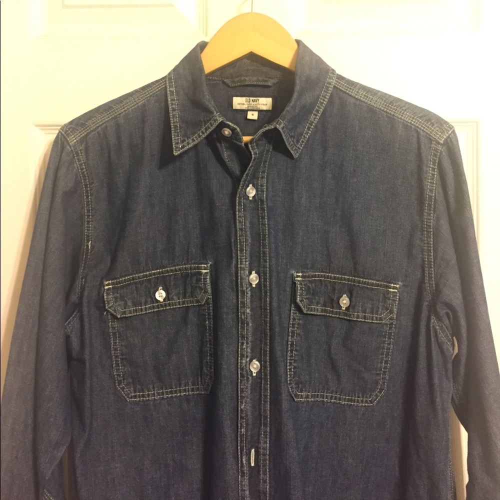 Old Navy Casual Denim Shirt Size S