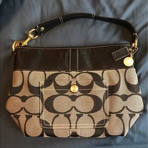Authentic Coach Black Hobo Handbag