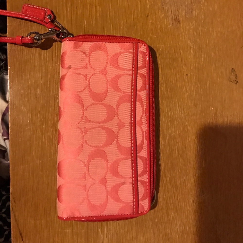 Authentic coach wristlet