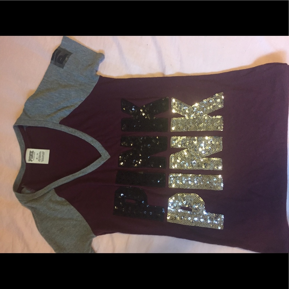 VS PINK sequin shirt