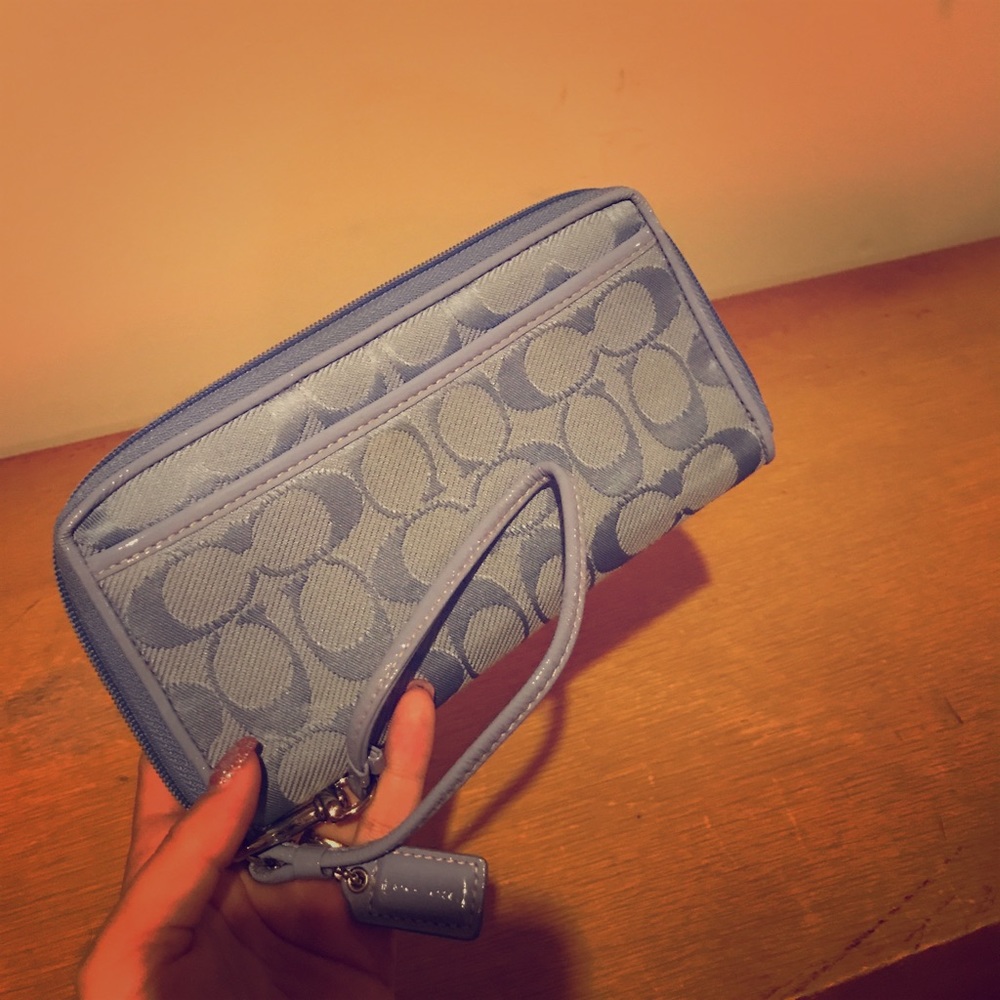 Authentic coach wristlet