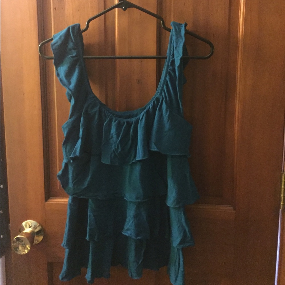 Express Ruffle Tank Top