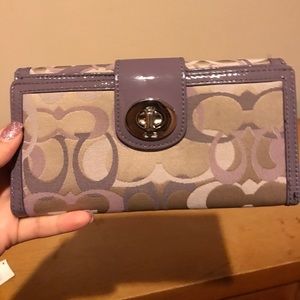 Authentic coach wallet