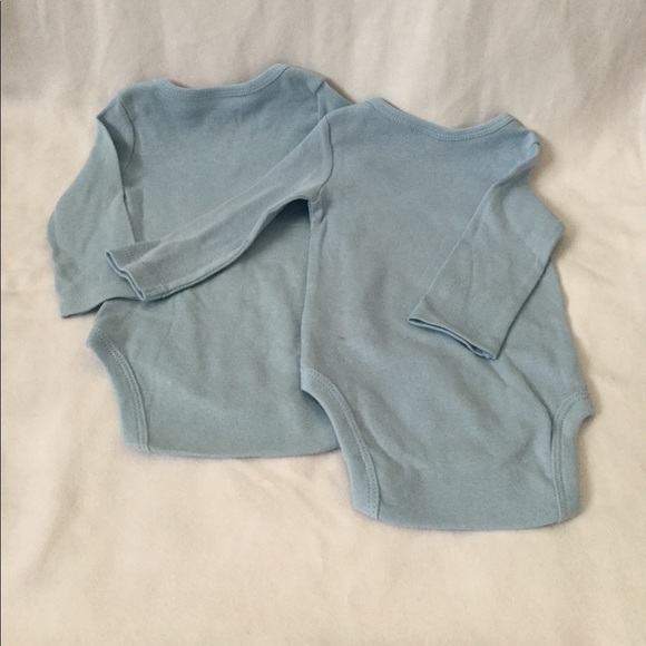 Basic plain cat and Jack blue onesies - Picture 3 of 4