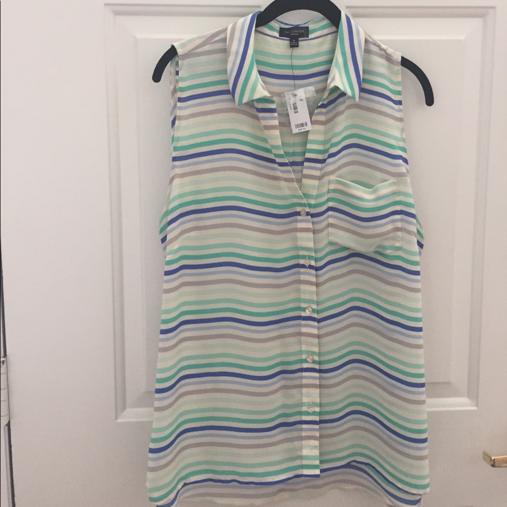 Sleeveless "Ashton" blouse from The Limited