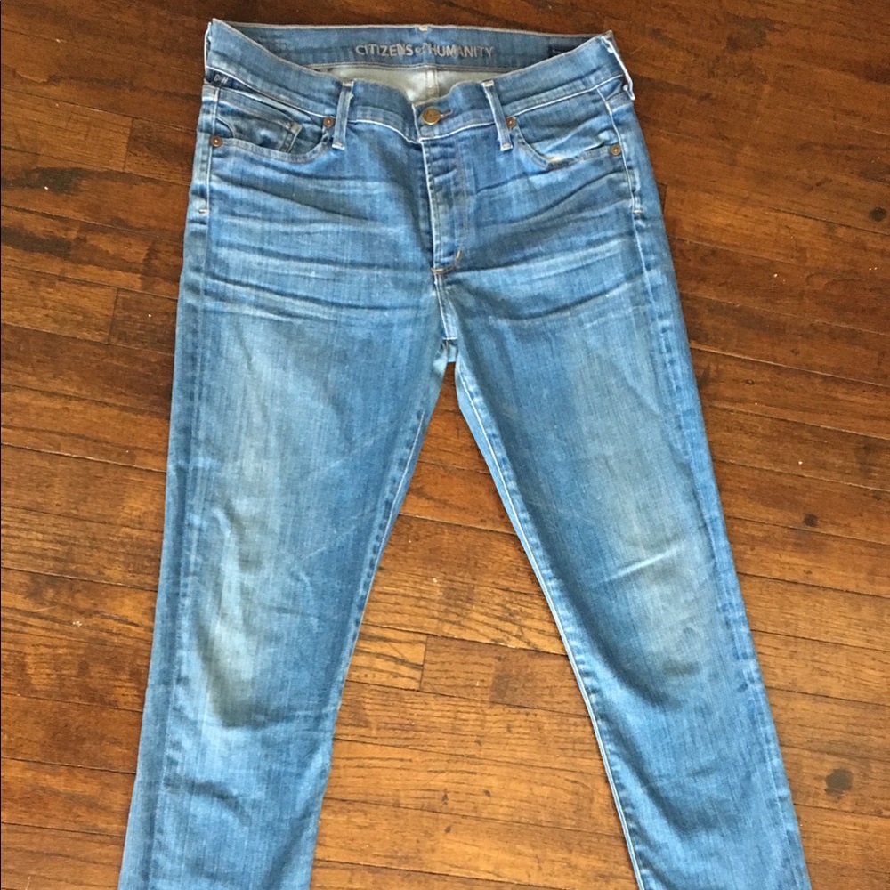 Citizens of humanity skinny jeans light wash