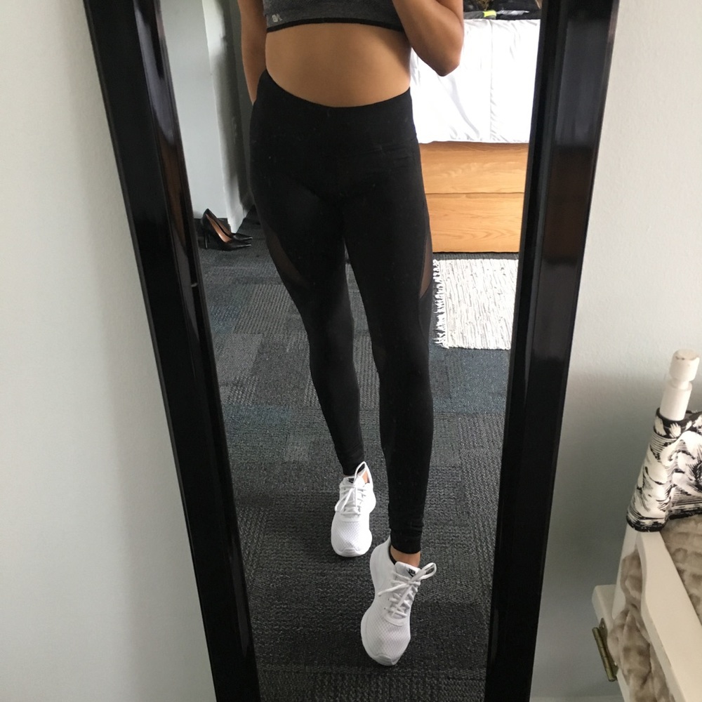 90 Degree by Reflex Black Mesa Leggings