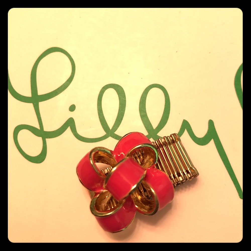 Lilly Pulitzer Pink Bow Ring