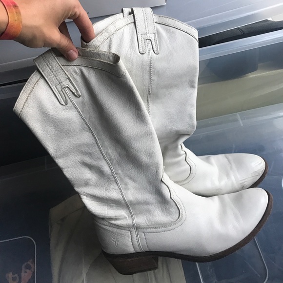 Frye Shoes - White FRYE cowboy boots
