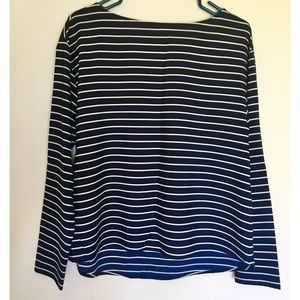 Lauren Ralph Lauren Blue White striped Long Sleeve