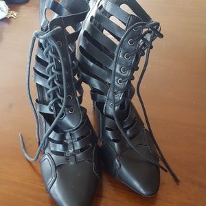 Lace up heels