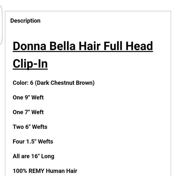Donna Bella Milan Hair Extentions main image 4