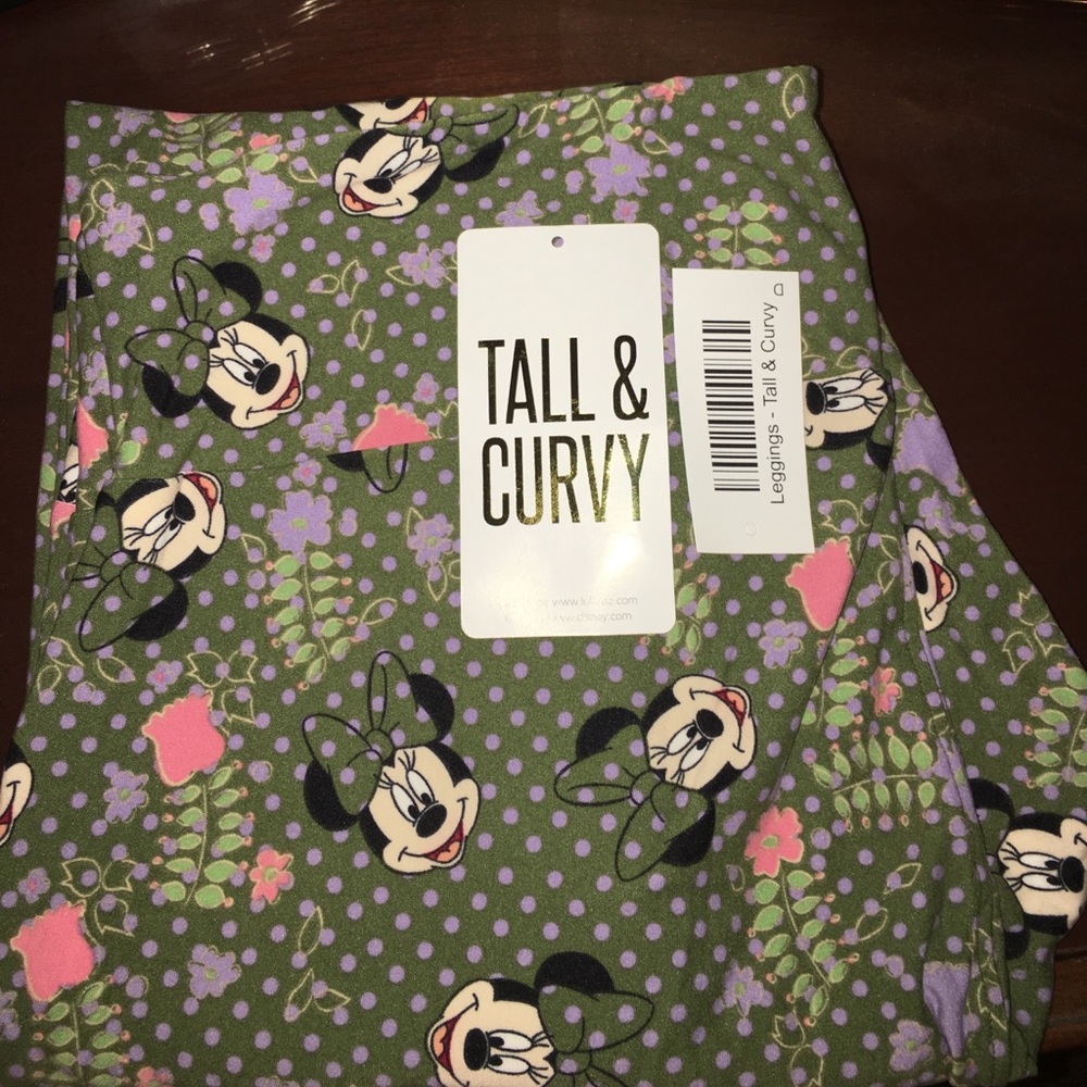 NWT- TC LuLaRoe Disney leggings adorbs floral