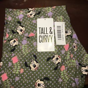 NWT- TC LuLaRoe Disney leggings adorbs floral