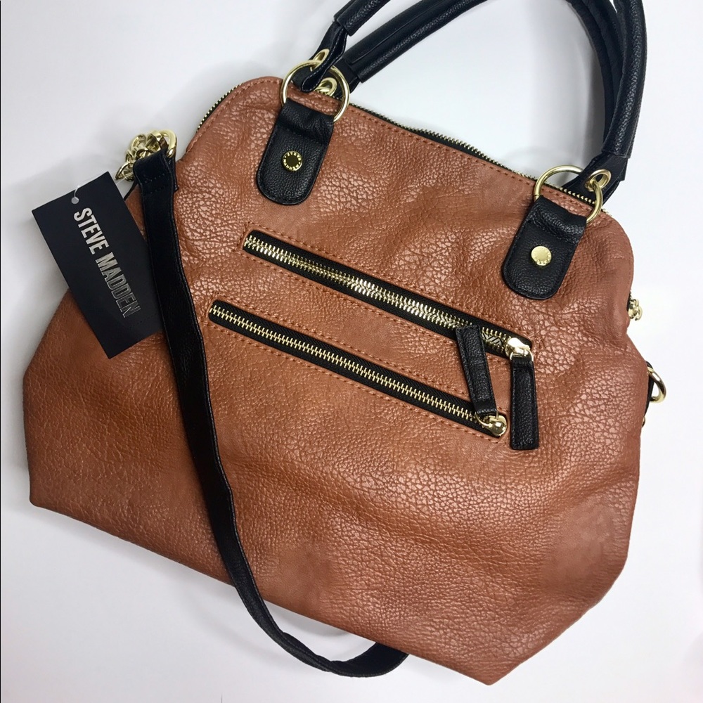 ✨HP ✨ Steve Madden Bag - Brown Black Purse Tote