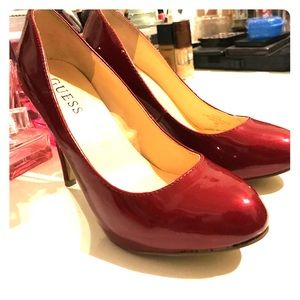 Red Guess heels