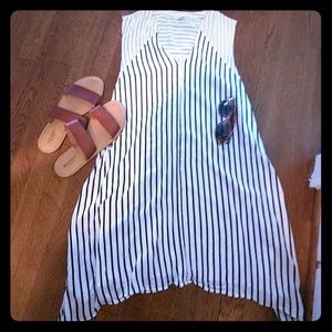 Anthropologie stripped tunic