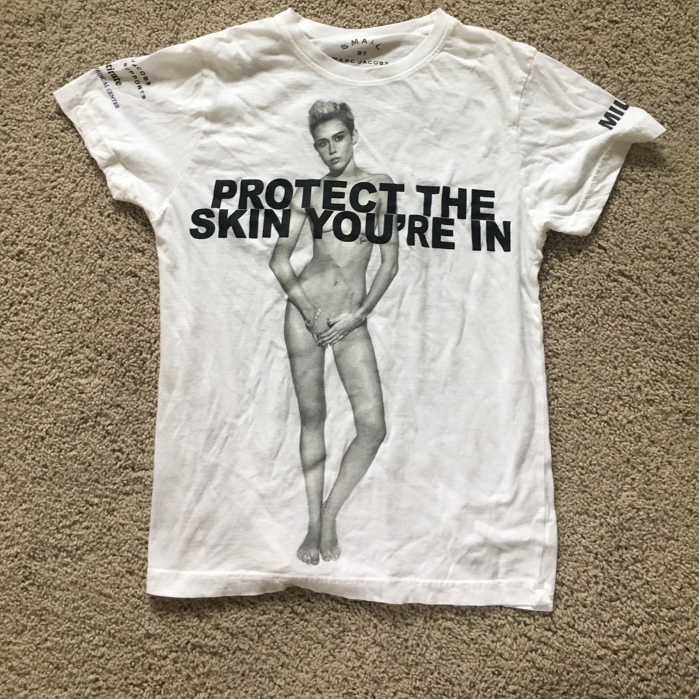 Miley Cyrus "Protect the Skin You're In" T-Shirt