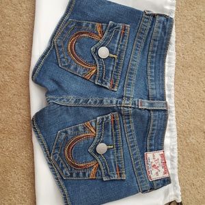 True Religion Josie denim shorts