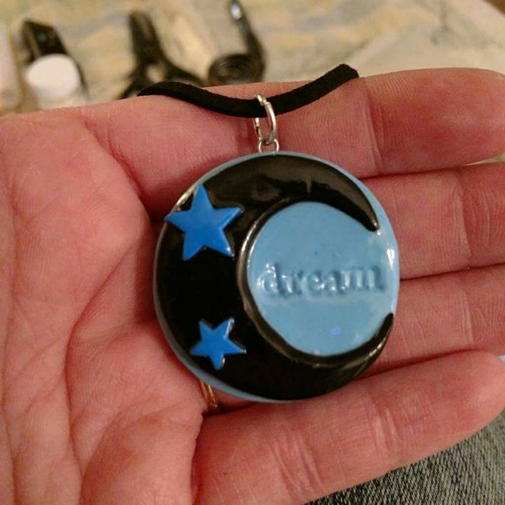 Custom made pendant and chain.