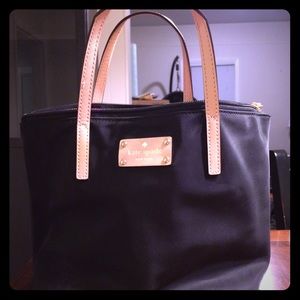 Kate Spade black nylon purse