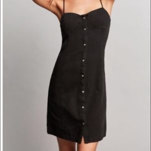 Calvin Klein Black Denim Dress