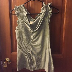 Anthropologie brand ruched tank top