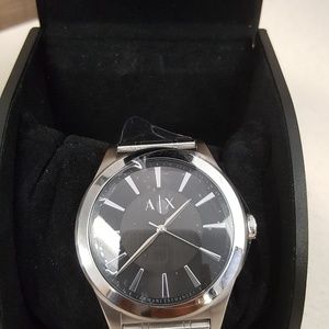 Armani Exchange Silver Stainless Steel Watch