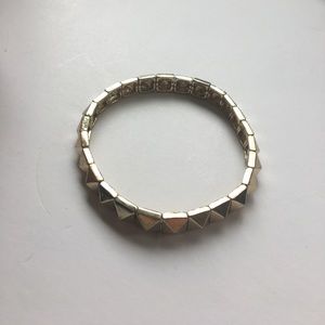 Gold toned stud bracelet