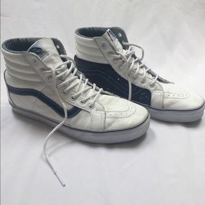 Vans Sk8-Hi (Leather) 10.5 Custom Painted