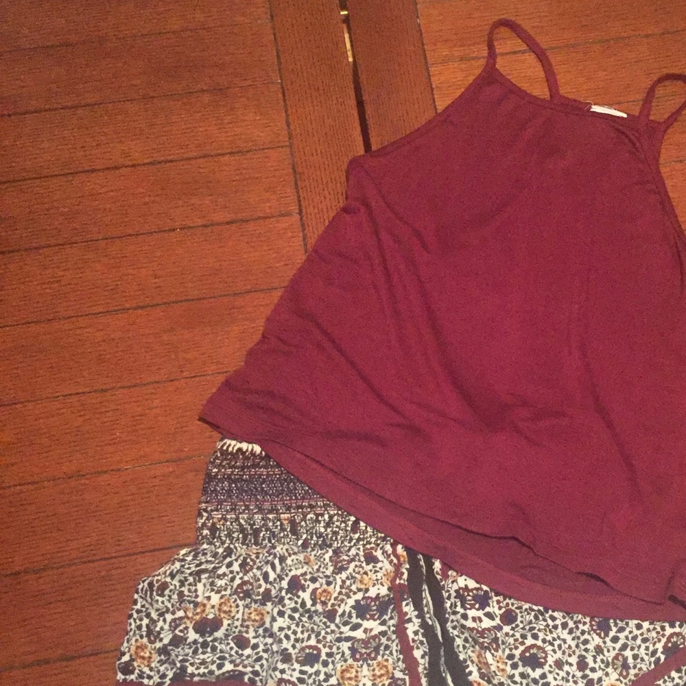Full Tilt crop top, And Patrons of Peace shorts MD