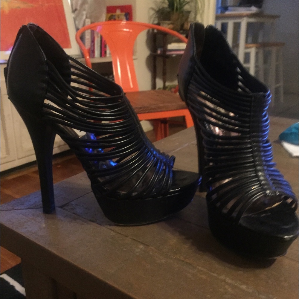 Sexy black heels