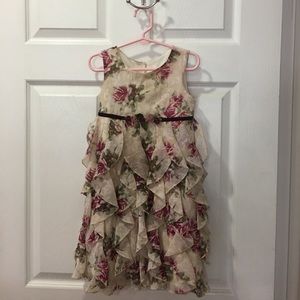 Biscotti Girls Formal Ruffled Dress SZ 4/5 T