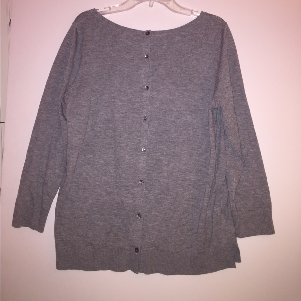 Gray sweater