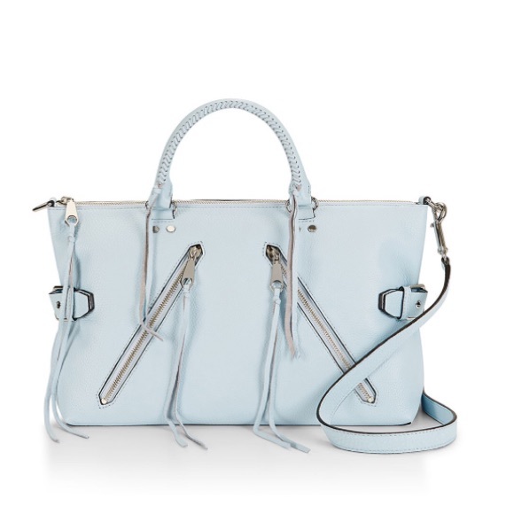 Rebecca Minkoff Handbags - Rebecca Minkoff NWOT Blue Large Moto Satchel