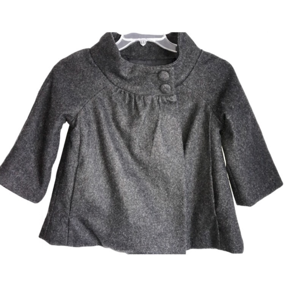 Old Navy dark gray wool coat