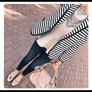 Black&White stripped blazer