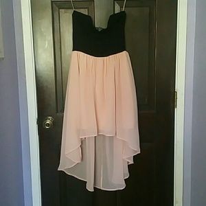 High Low Blush Dress