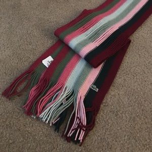 Lacoste 100% Wool Scarf