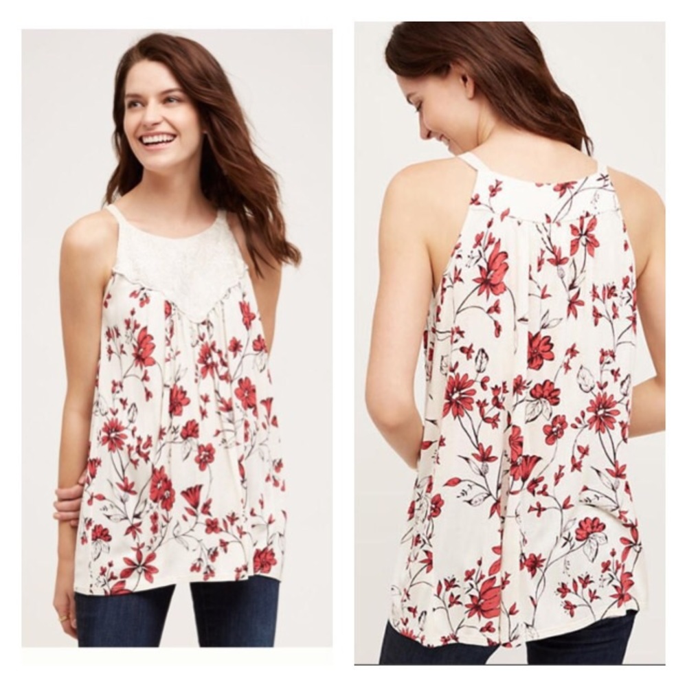 NWT Anthropologie Kennedia Tank M