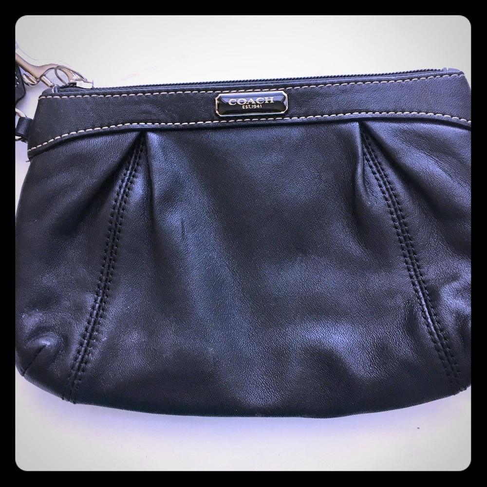 Black Coach Wristlet